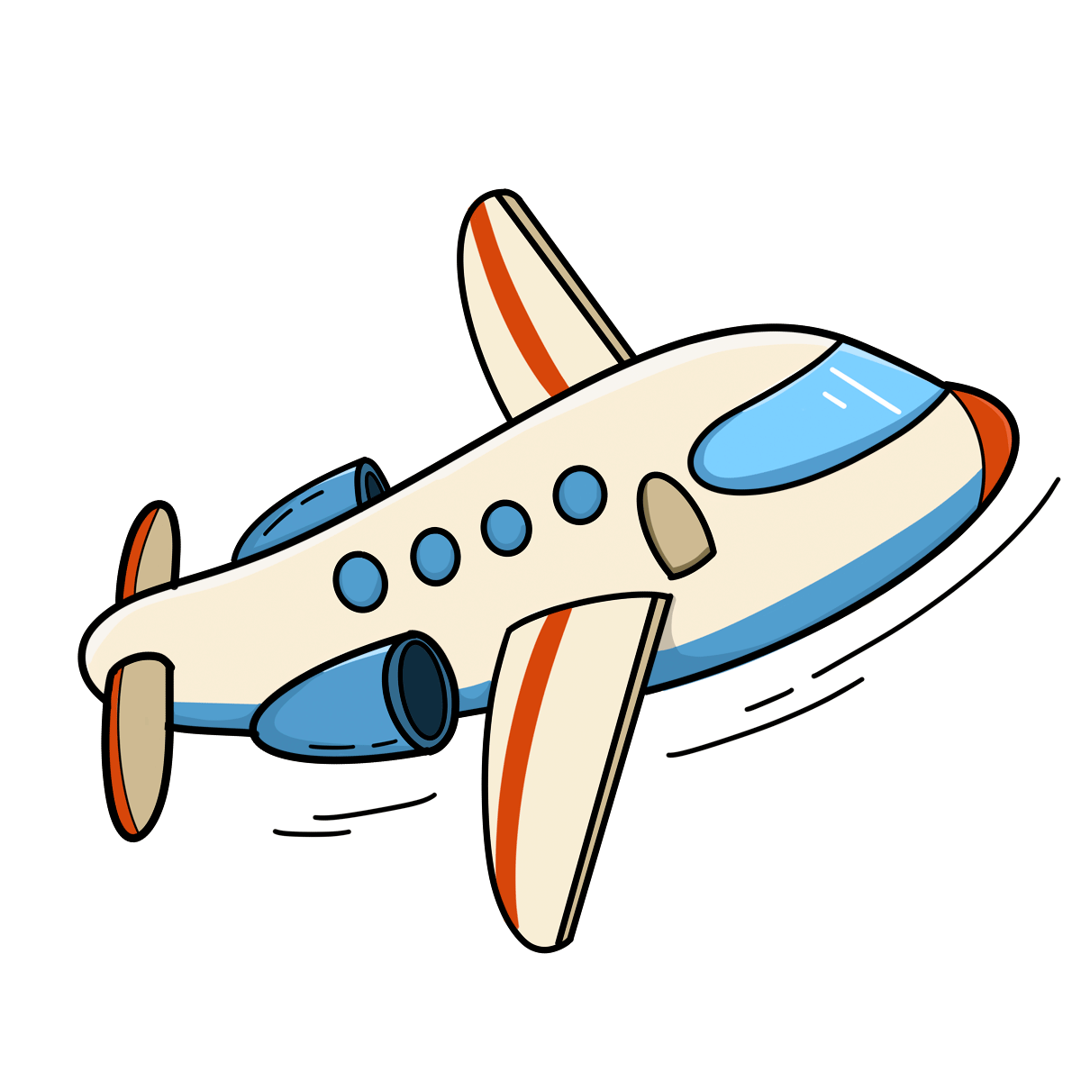 —Pngtree—airplane clipart plane taking off 5564333