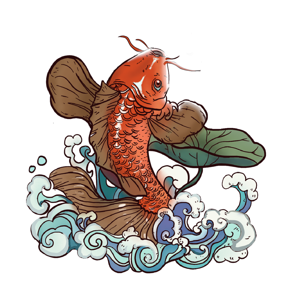—Pngtree—jumping squid 4681155 1