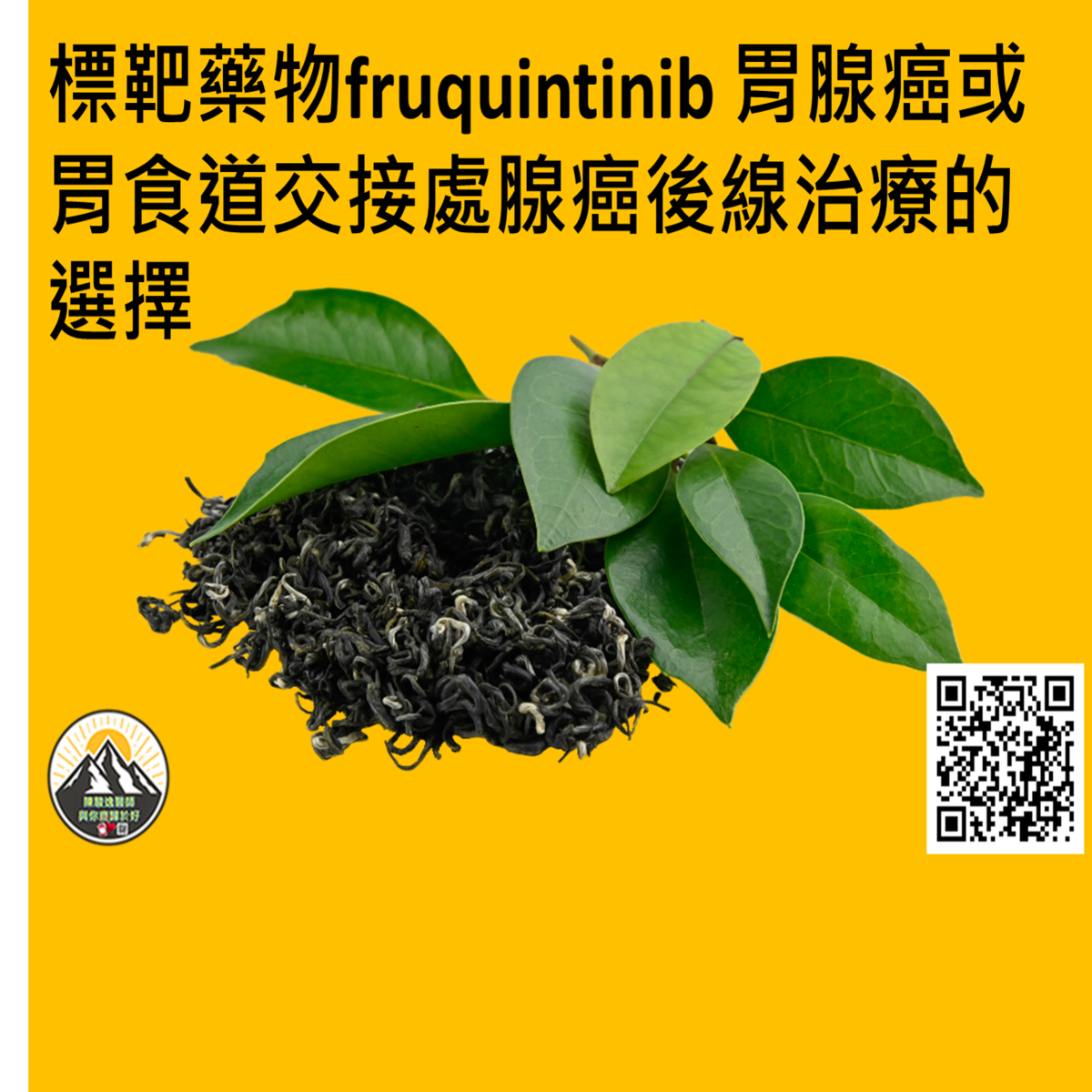標靶藥物fruquintinib 胃腺癌或胃食道交接處腺癌後線治療的選擇