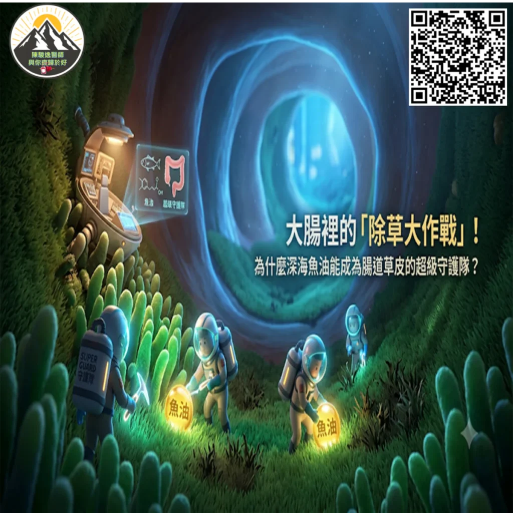 大腸裡的「除草大作戰」!為什麼深海魚油能成為腸道草皮的超級守護隊? 2 2026052026 1