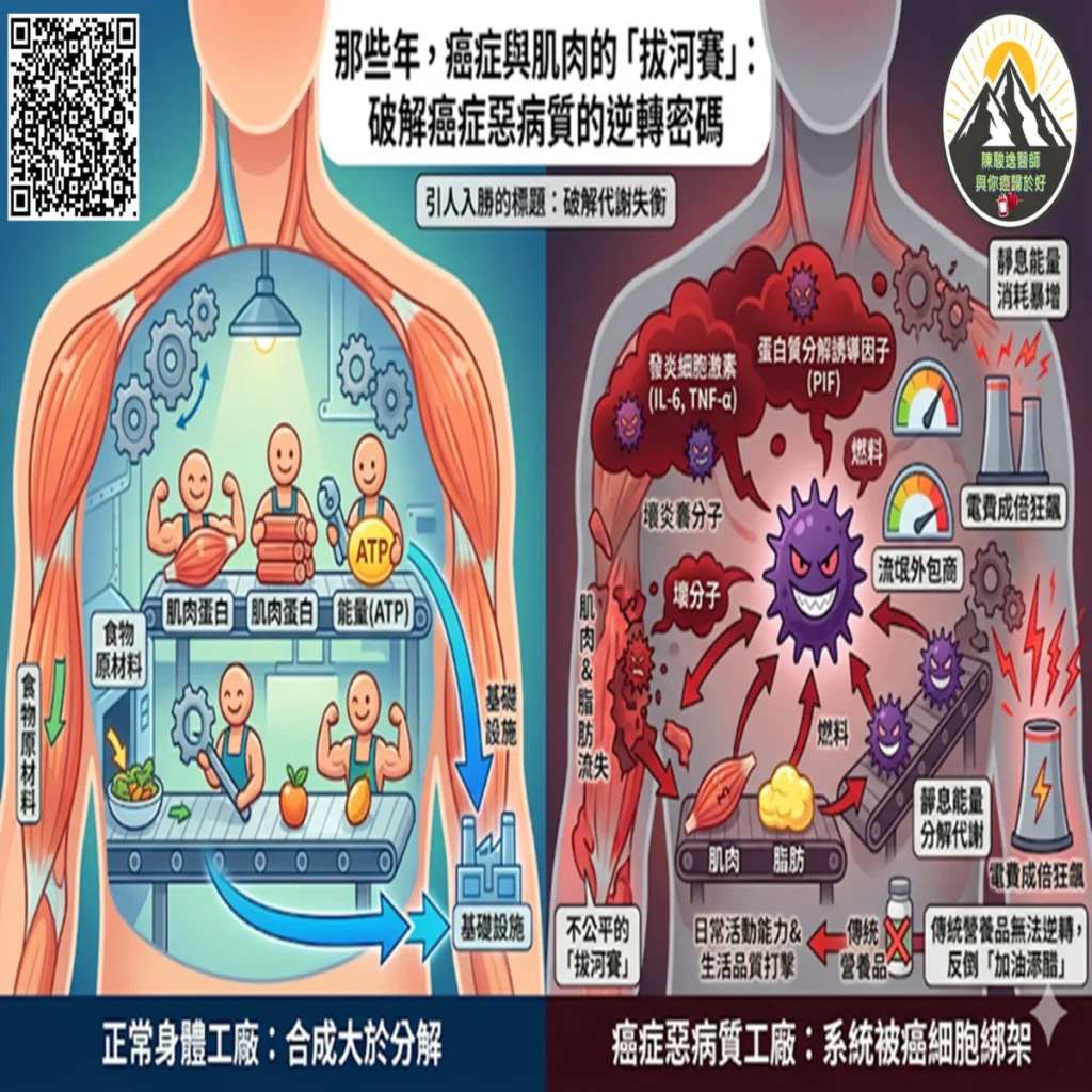 那些年,癌症與肌肉的「拔河賽」 破解癌症惡病質的逆轉密碼 2 2026053111 1