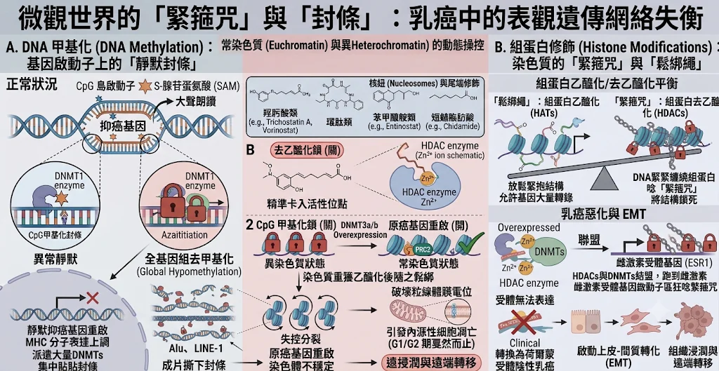 掌舵細胞命運的「劇本修飾」:從表觀遺傳學探討乳癌的精準醫療新浪潮 2 0001 41