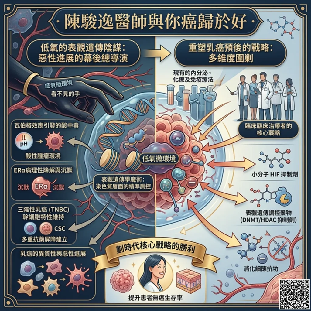 窒息下的表觀遺傳風暴:乳癌低氧微環境的分子重塑與治療新局 2 0001 43 1