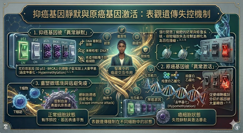 掌舵細胞命運的「劇本修飾」:從表觀遺傳學探討乳癌的精準醫療新浪潮 4 0001 43