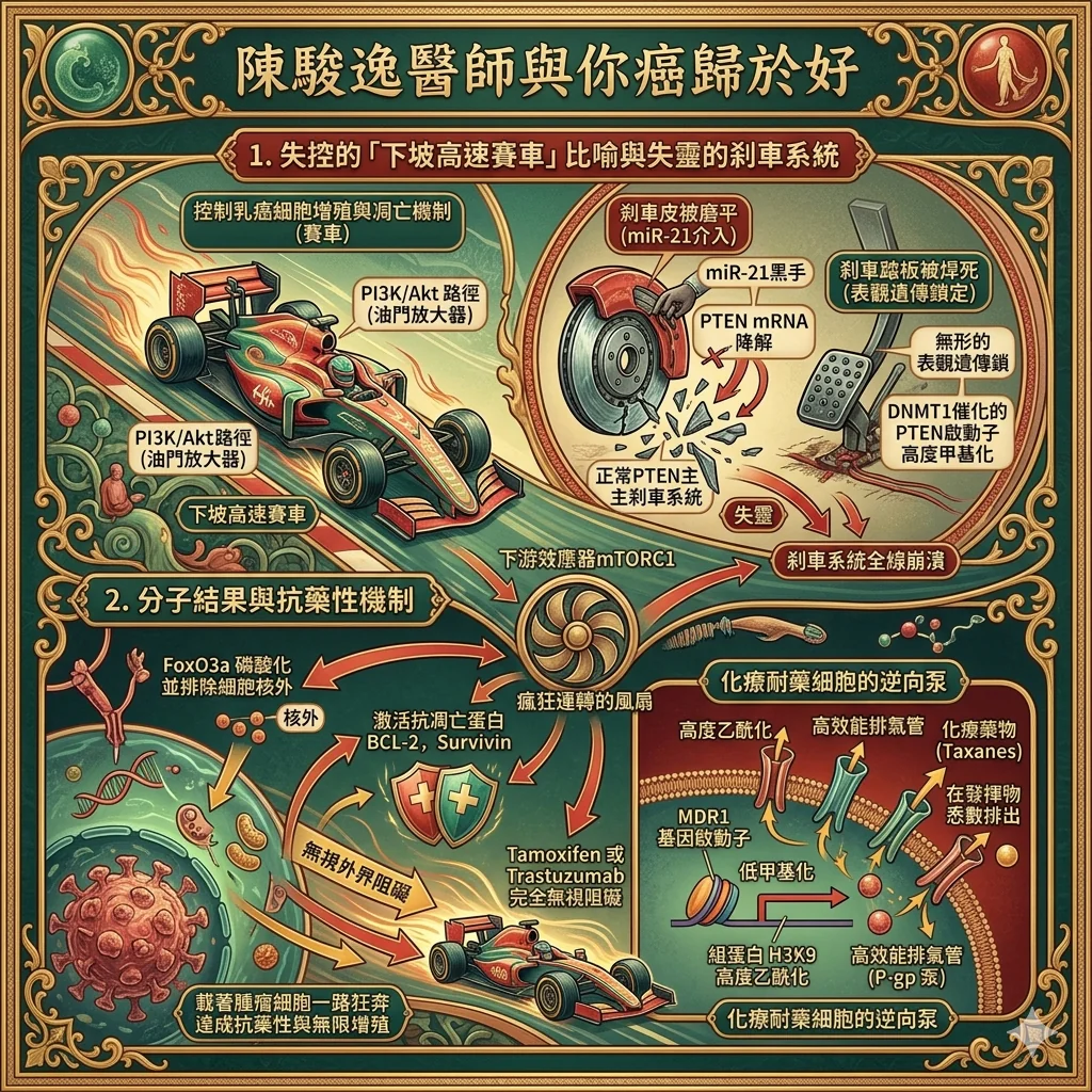 破譯乳癌的「多重影分身」:克服多劑量藥物抗藥性的分子藍圖 2 0001 58