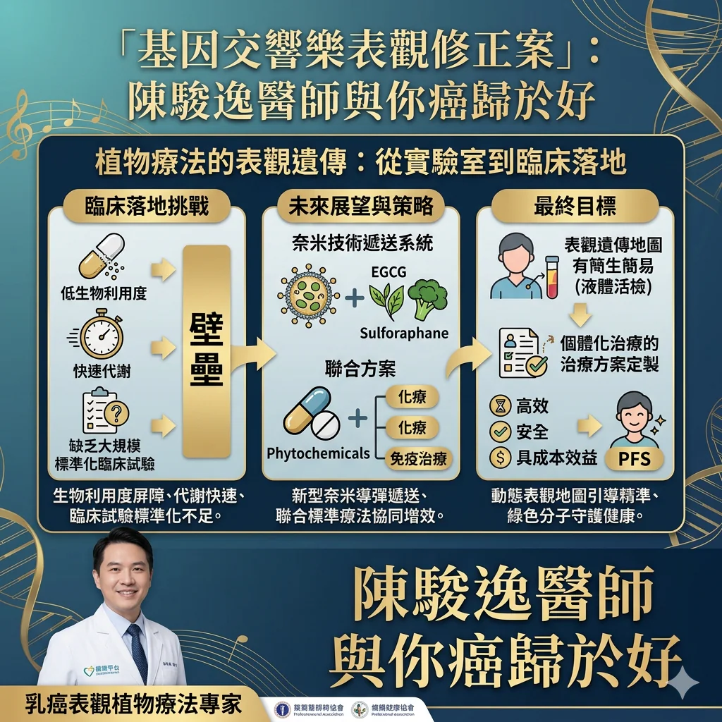 撥亂反正的「基因交響樂」:利用植物化學成分重塑乳癌表觀遺傳調控的臨床新視野 3 0003 10
