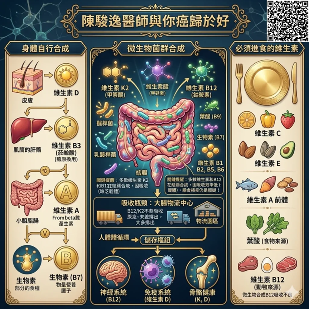 當微生態失衡遇上抗癌戰場:從腸道菌群維生素合成看腫瘤治療的隱形缺口 2 0006 3