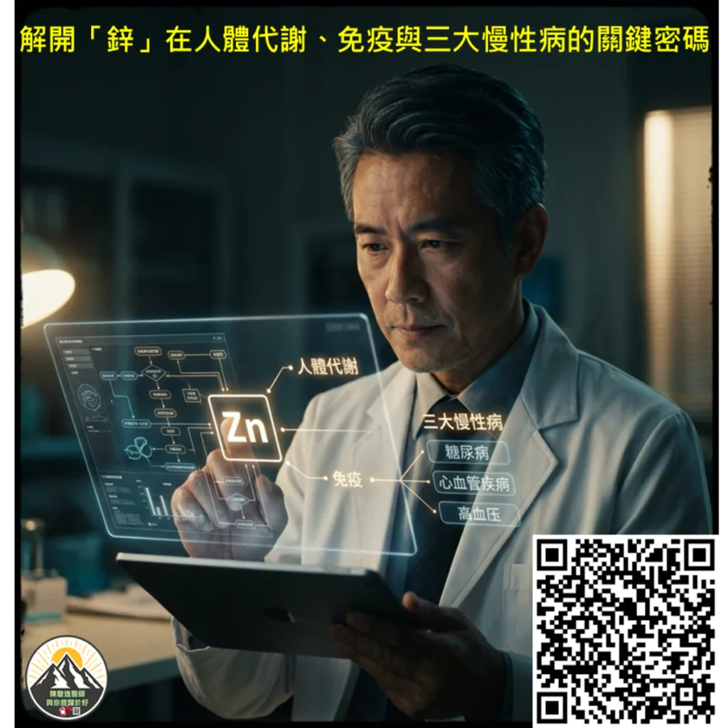 解開「鋅」在人體代謝、免疫與三大慢性病的關鍵密碼 2 002 1
