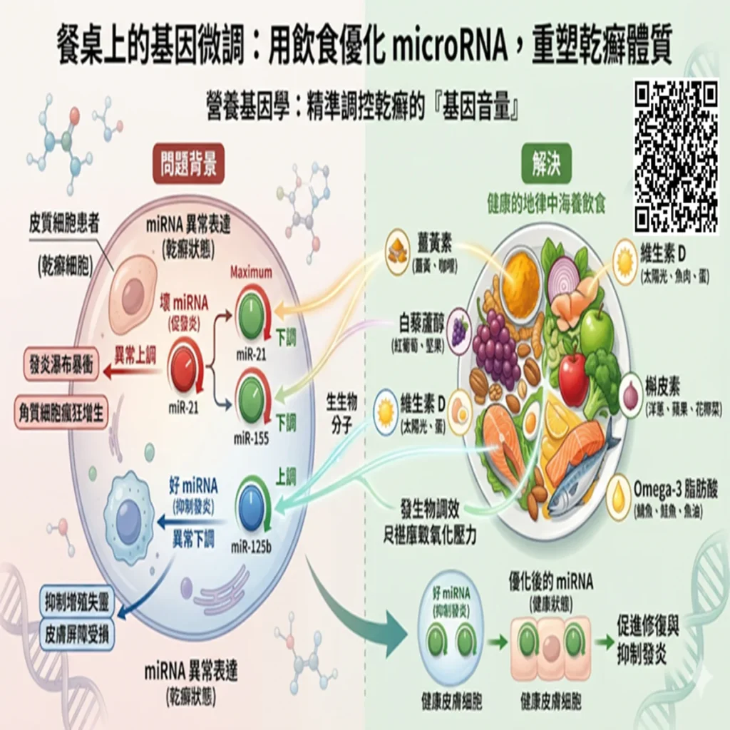 用日常飲食微調微RNA,重塑乾癬與發炎體質 2 004 1 1
