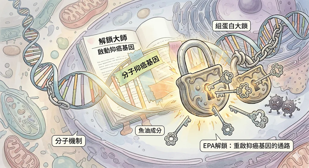 解鎖細胞內部的「大卡關」 深海魚油 EPA 如何重塑癌細胞的命運? 2 20260601002
