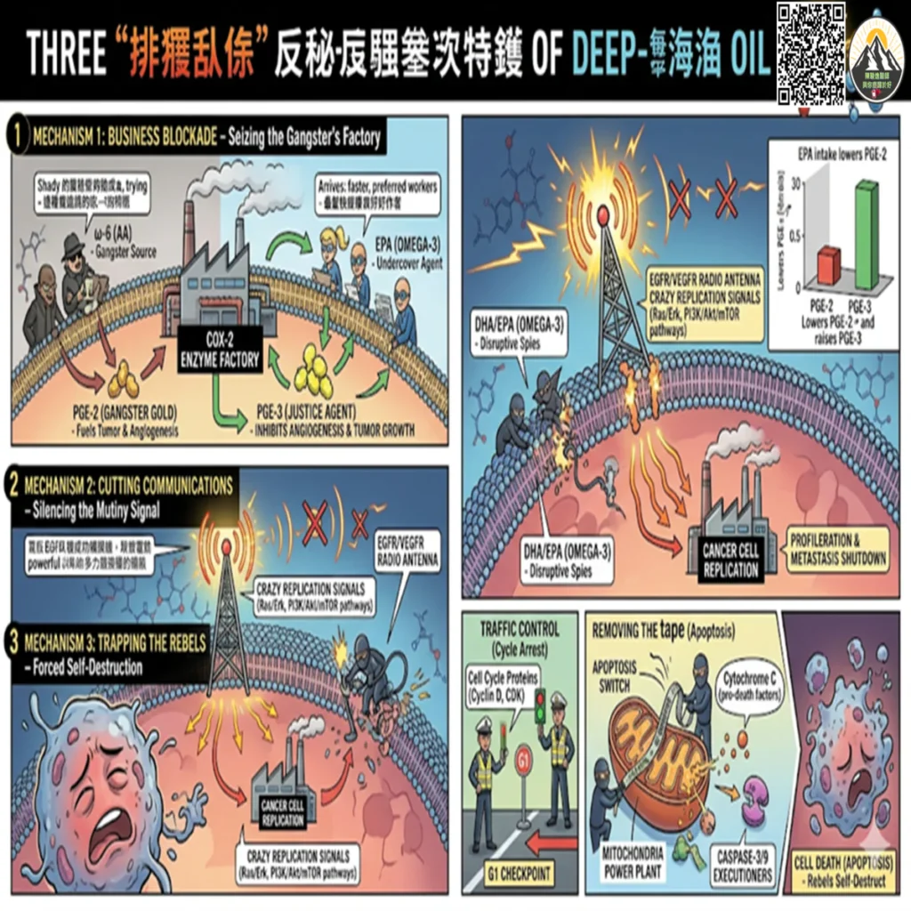 腸道裡的「無間道」 深海魚油如何聯手免疫系統,斷絕大腸癌細胞的叛亂之路? 2 2026060102 1