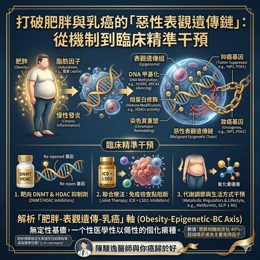 打破肥胖與乳癌的「惡性表觀遺傳鏈」:從機制到臨床精準干預 3 圖片1 26