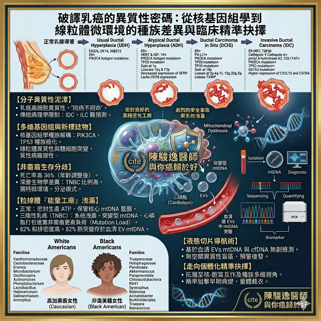 破譯乳癌的異質性密碼:從核基因組學到粒線體微環境的種族差異與臨床精準抉擇 3 圖片1 31