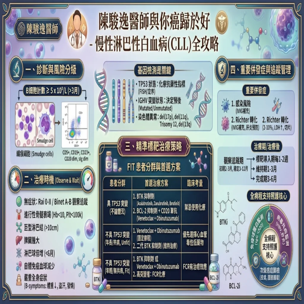 腫瘤科醫師精簡扼要地整理慢性淋巴性白血病(CLL) 你應該要知道的事 2 0008 22