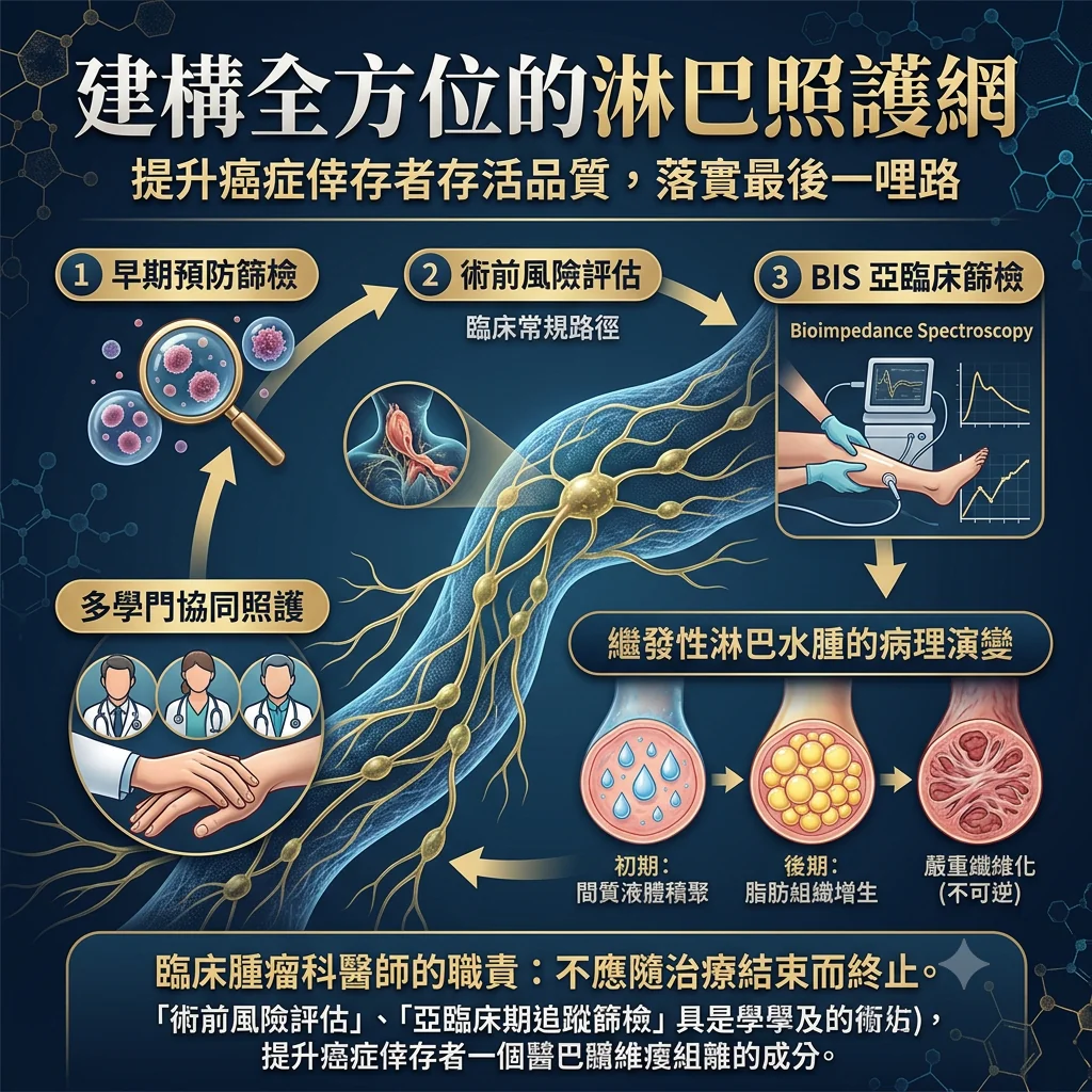 疏通生命的支流:癌症治療後淋巴水腫的病理機制與當代臨床管理策略 4 0008 5