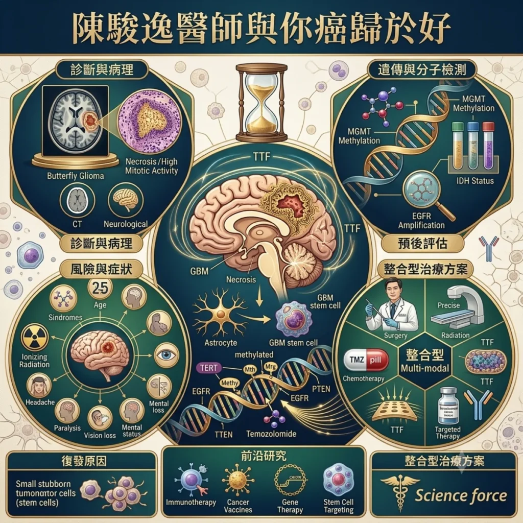 迎戰「腦瘤之王」:多形性膠質母細胞瘤(GBM)的分子靶點與臨床治療新策略 2 0009 20