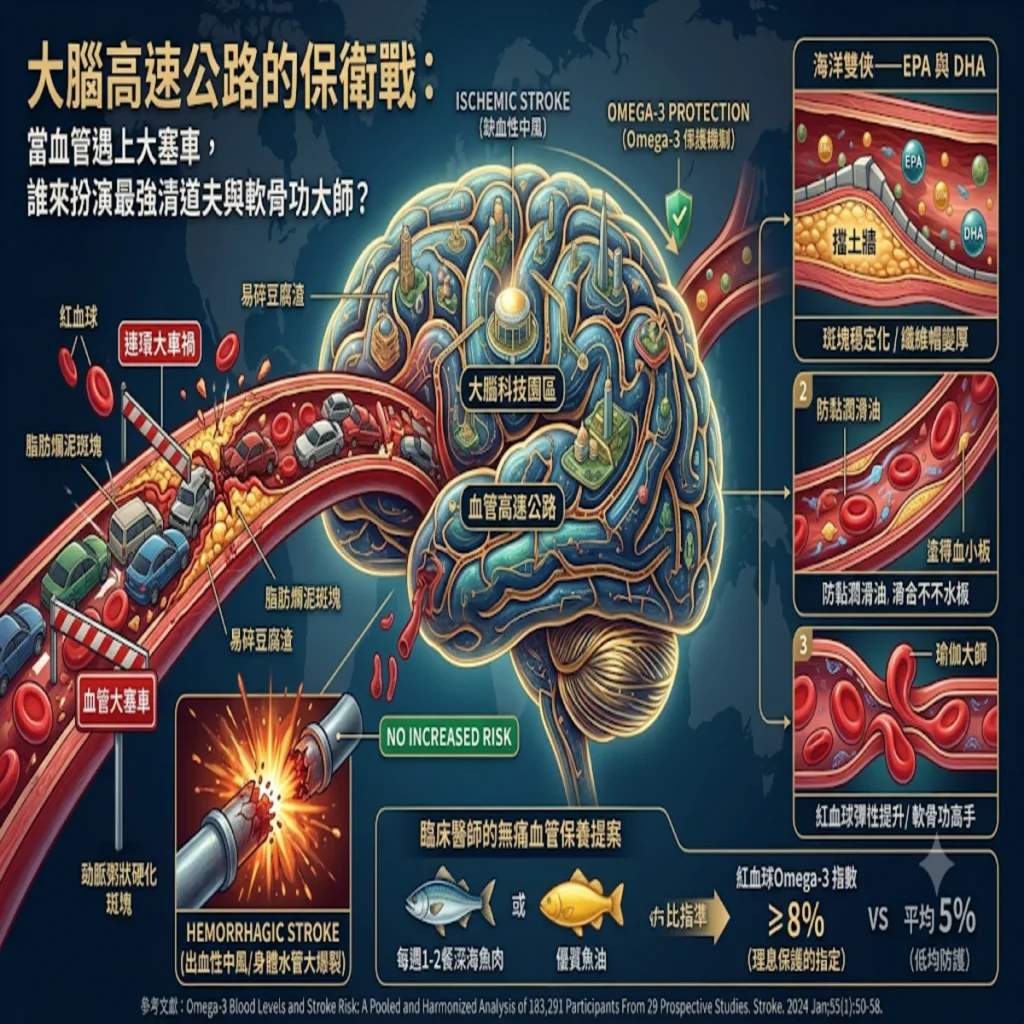 大腦高速公路的保衛戰:當血管遇上大塞車,誰來扮演最強清道夫與軟骨功大師? 2 0010