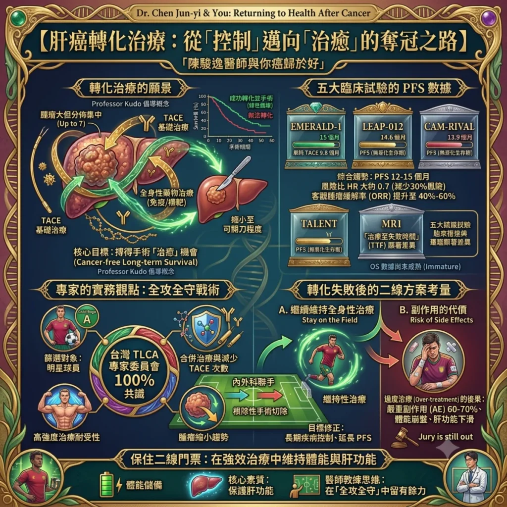 當肝癌經轉化治療 變成可以手術切除之時……. 2 0017 7