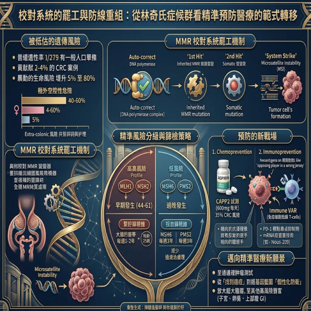 校對系統的罷工與防線重組:從林奇氏症候群(Lynch Syndrome)看精準預防醫療的範式轉移 2 00001 15