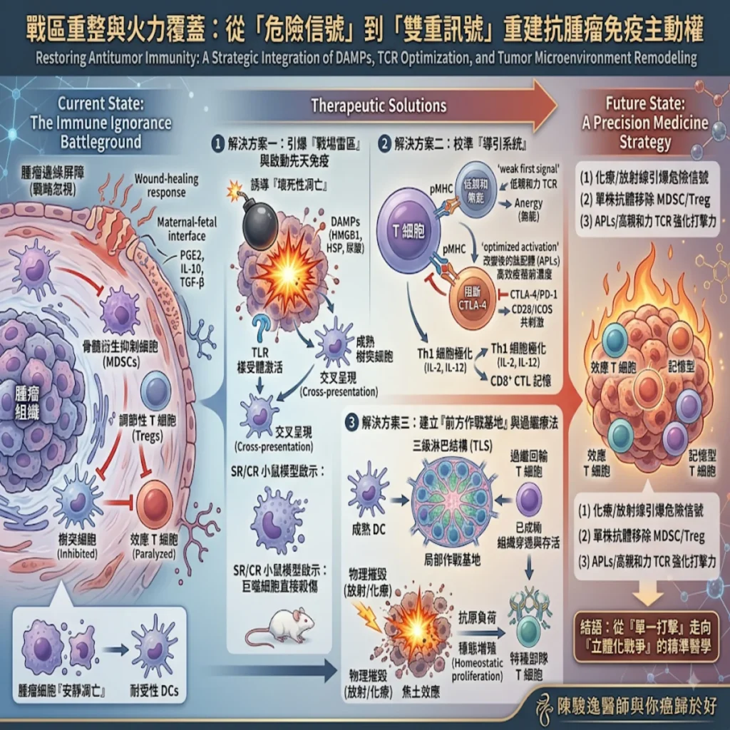 戰區重整與火力覆蓋:從「危險信號」到「雙重訊號」重建抗腫瘤免疫主動權 2 00001 8