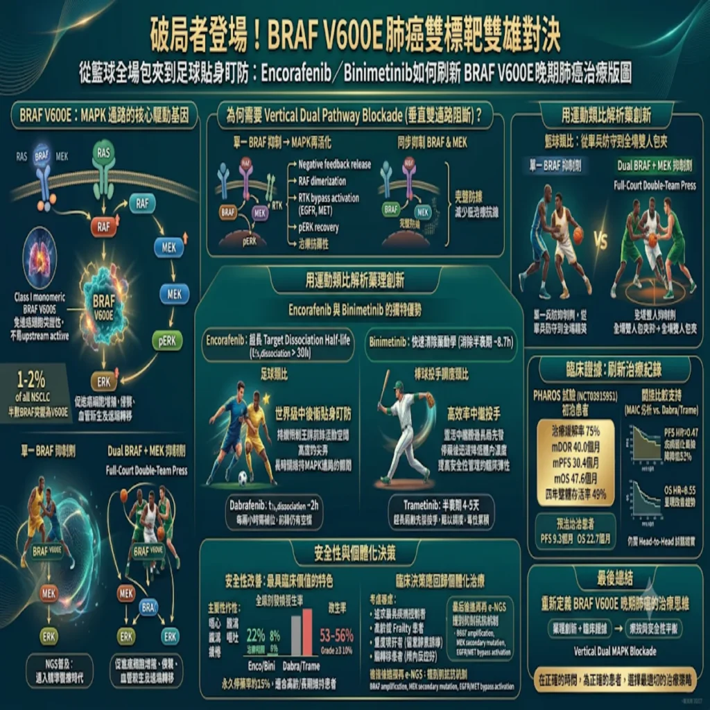 破局者登場!BRAF V600E 肺癌雙標靶雙雄對決 2 0013 15