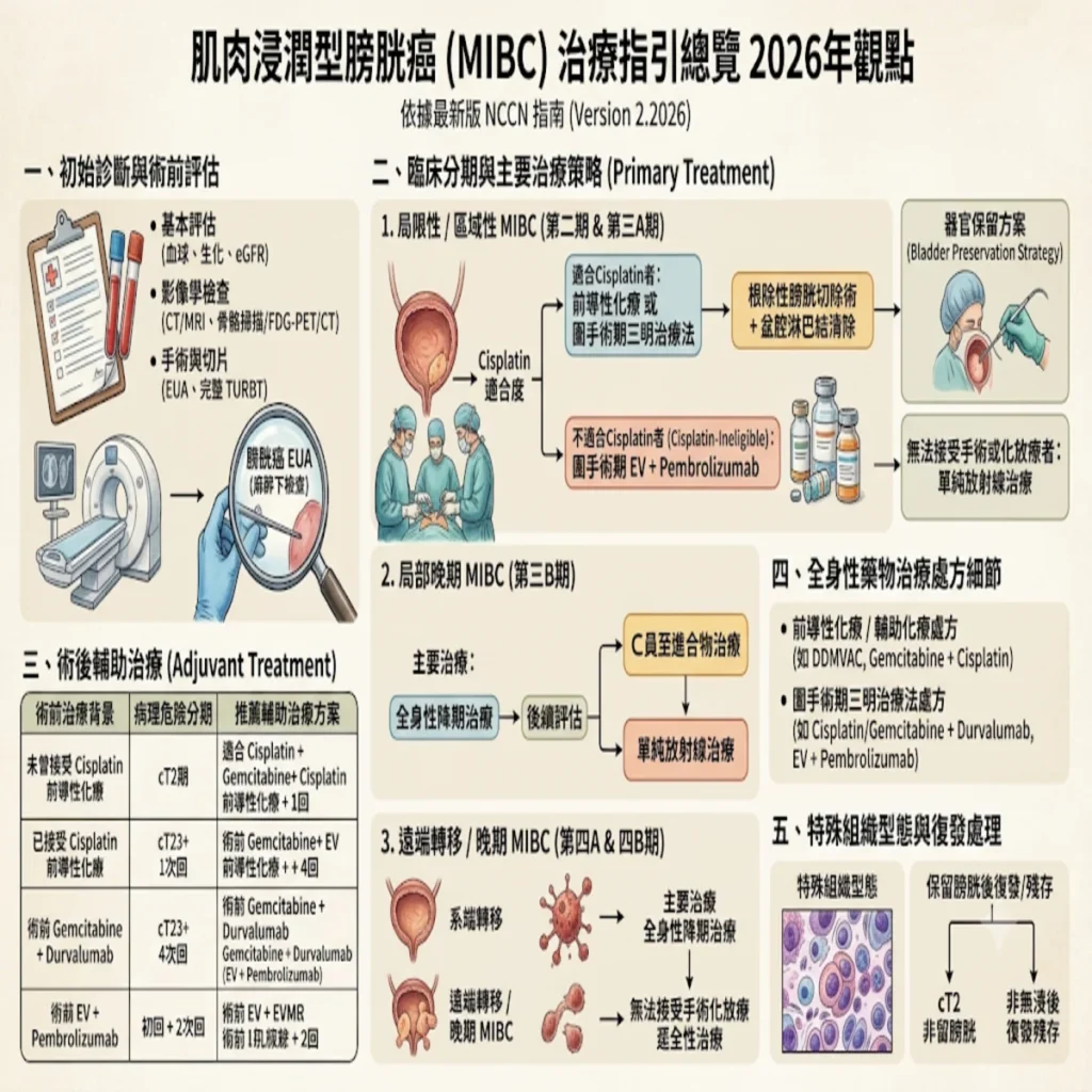 肌肉浸潤型膀胱癌(MIBC)治療指引總覽 2026年觀點 2 0013 17