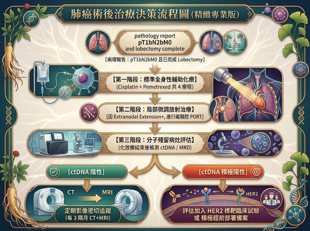 一位第3期為HER-2 exon-20 insertion 突變的肺腺癌 後續治療的思維 3 0019 12