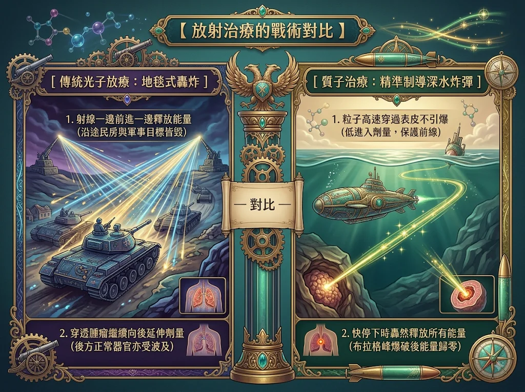精準打擊與尊嚴防線:質子放射治療的物理優勢、臨床分級與醫病決策 1 0019 6