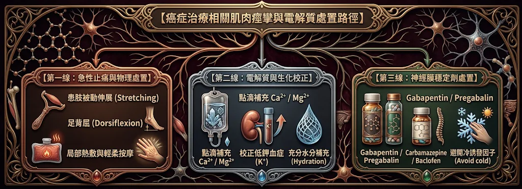 破解癌症神經肌肉風暴:臨床精準處置癌症治療相關肌肉痙攣與電解質紊亂 2 0019 9