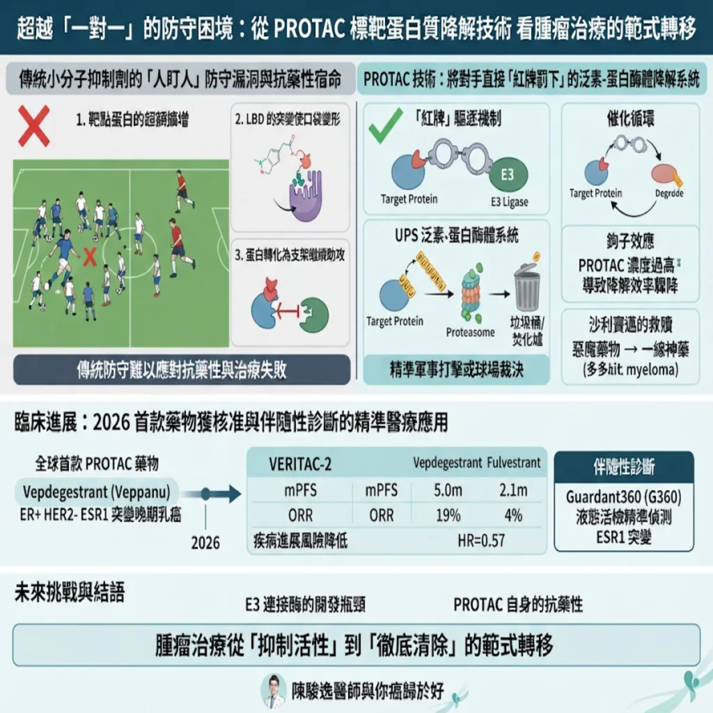 超越「一對一」的防守困境:從PROTAC標靶蛋白質降解技術 看腫瘤治療的範式轉移 2 00005 7