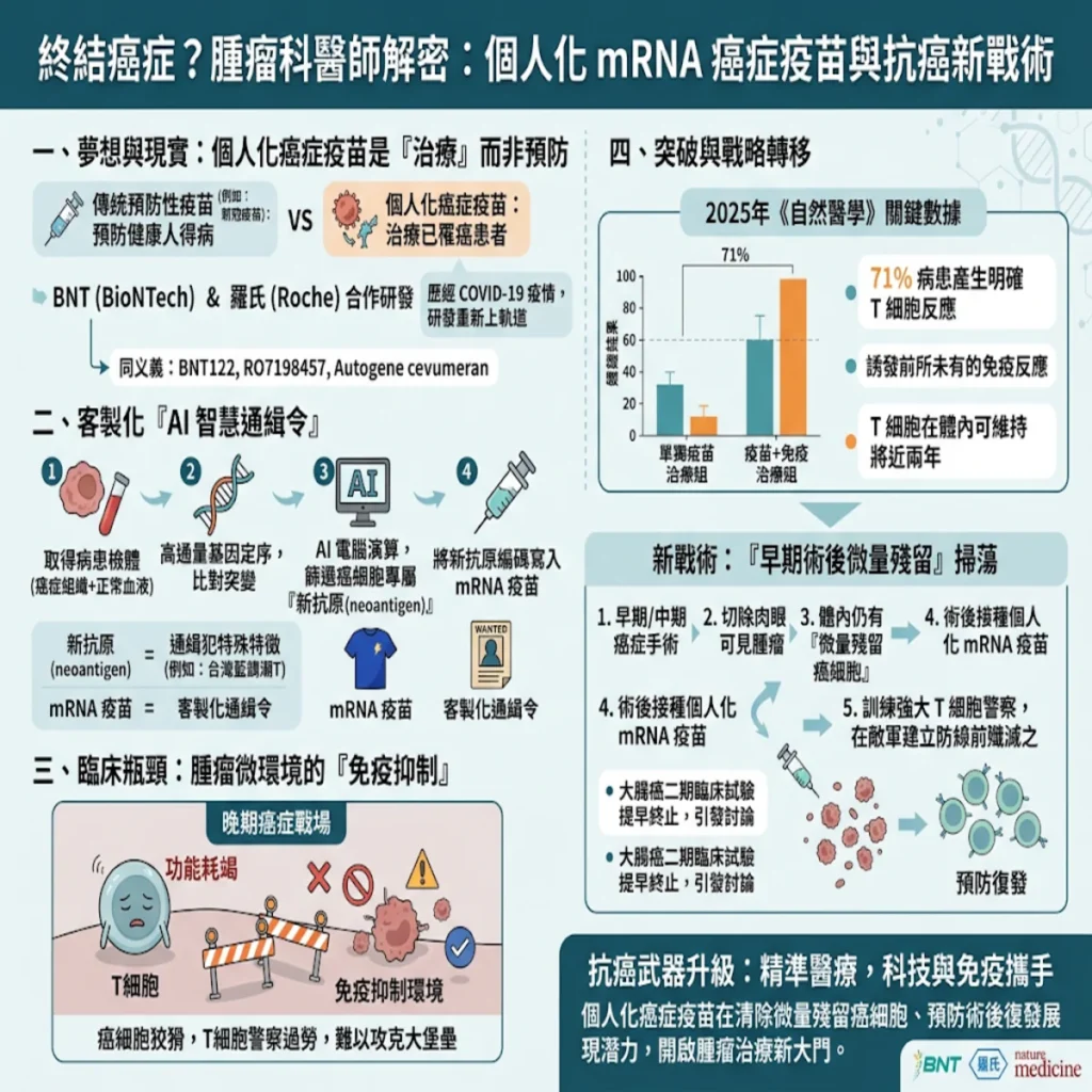打一針就能終結癌症?腫瘤科醫師帶你解密個人化 mRNA 癌症疫苗的前世今生與抗癌新戰術 2 0021 28