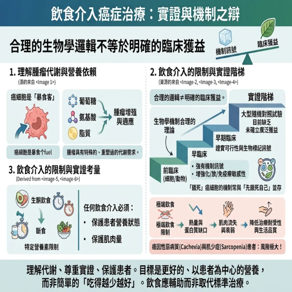 餓死癌細胞還是先餓死自己?腫瘤科醫師拆解「飲食抗癌」的生物學真相與臨床迷思 2 0021 46