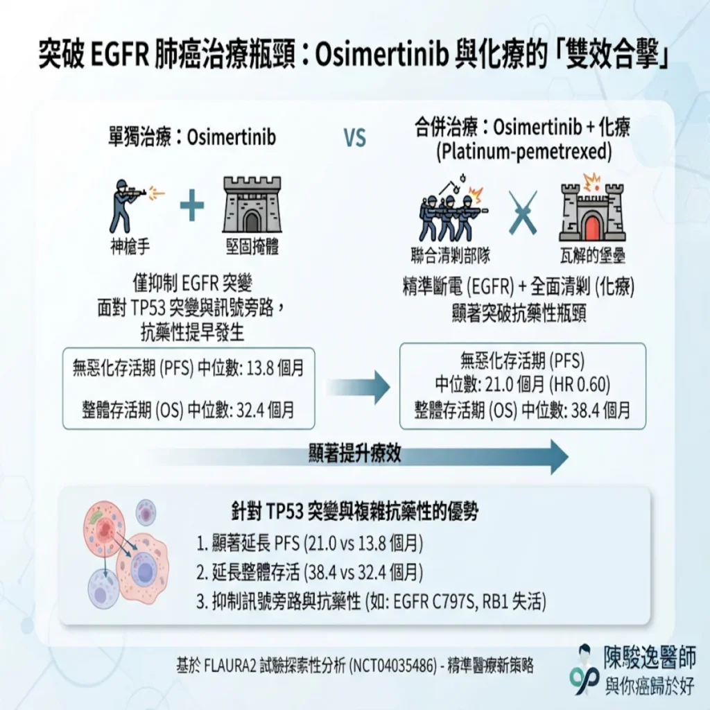 突破 EGFR 肺癌治療瓶頸:當標靶藥物遇上頑固基因突變,Osimertinib如何用「雙效合擊」打贏抗癌持久戰? 2 00005 57
