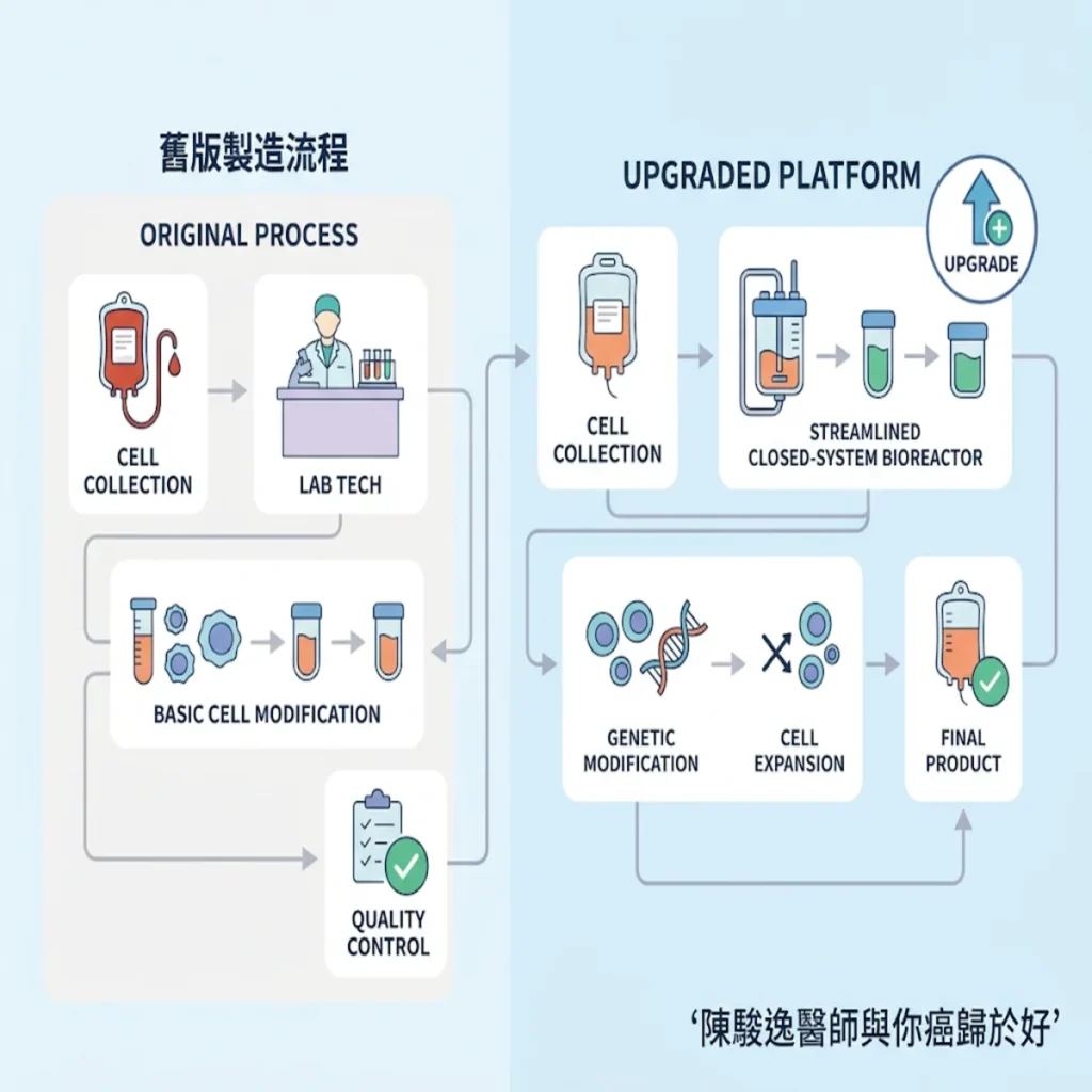 轉換CAR T擴增平台的關鍵轉折:從實驗室到自動化量產的可比性挑戰與應對策略 2 00005 83