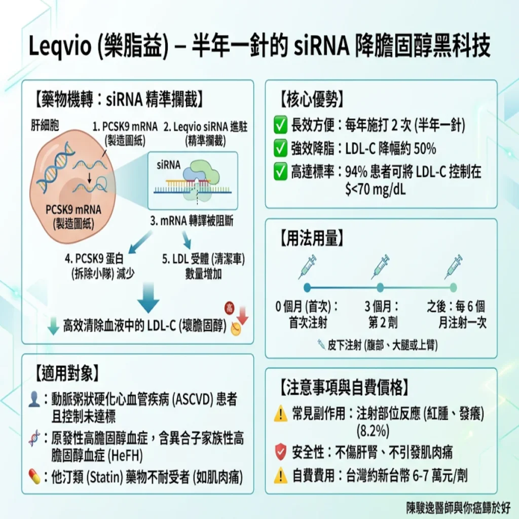 半年一針的「降膽固醇黑科技」:RNA 降血脂新藥 Leqvio 如何徹底改變心血管保健? 2 00022 4