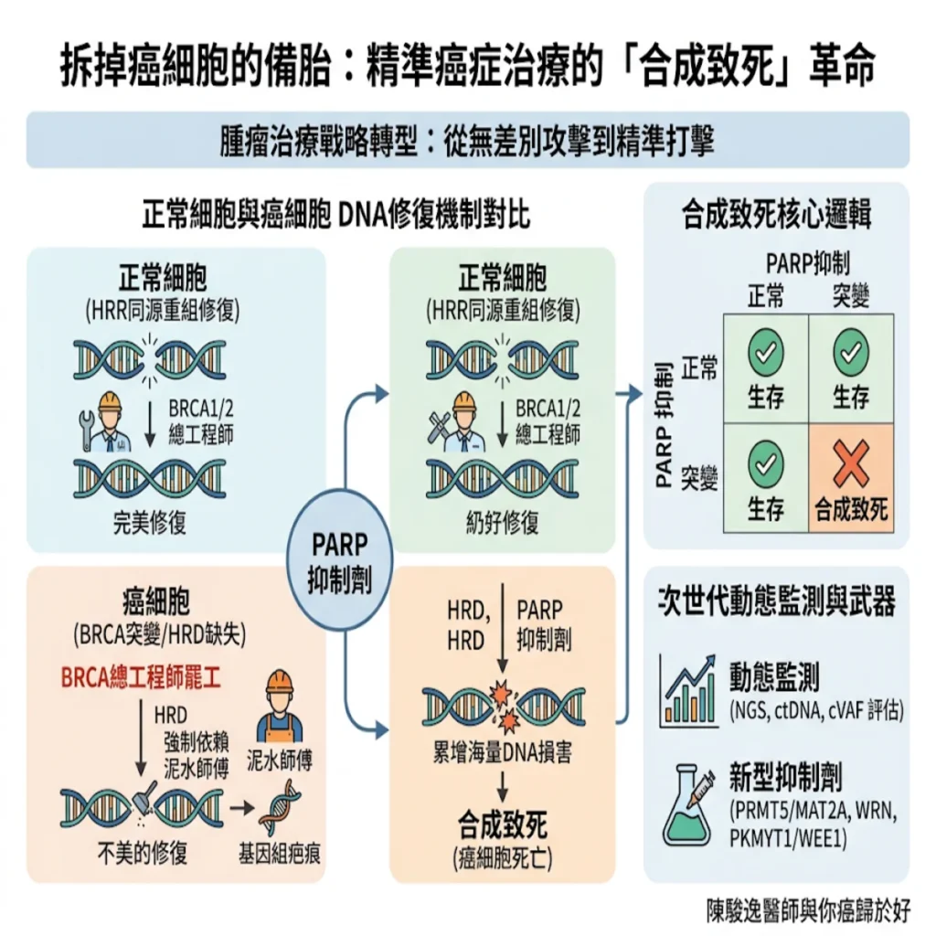 拆掉癌細胞的備胎:精準癌症治療的「合成致死」革命 2 00022 42