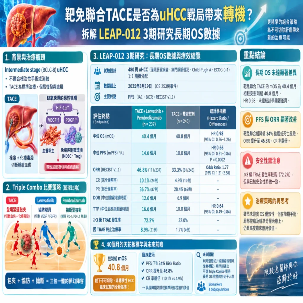 靶免聯合TACE是否為肝癌戰局帶來轉機?拆解 LEAP-012 研究的長期數據 2 00022 87