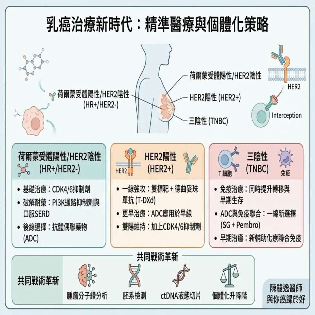 重塑乳癌戰術版圖:從精確定位到跨界精確打擊的系統治療新紀元 2 0003 1