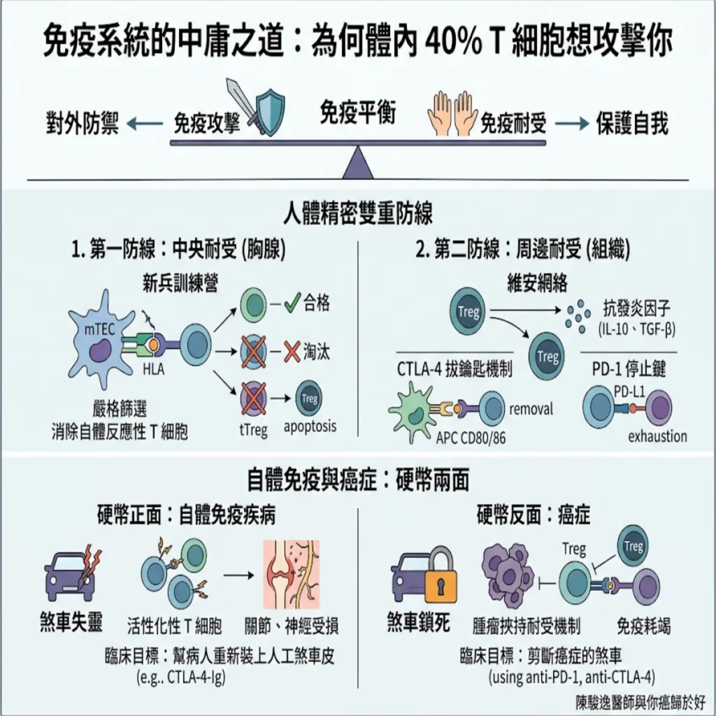 免疫系統的「中庸之道」:為何你的體內有 40% 的 T 細胞想攻擊你? 2 0021 2026 10 08T142235.942