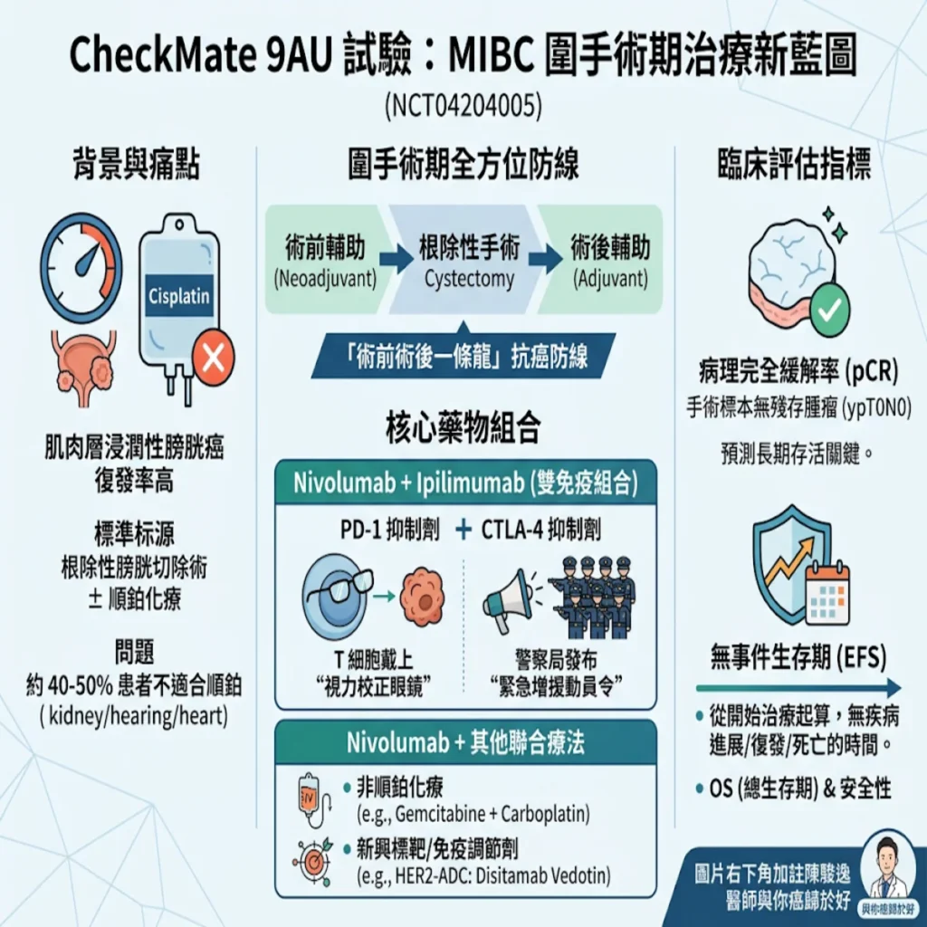 膀胱保衛戰再升級!免受化療之苦,CheckMate 9AU 如何重塑免疫治療新篇章? 2 0021 2026 10 13T154658.670