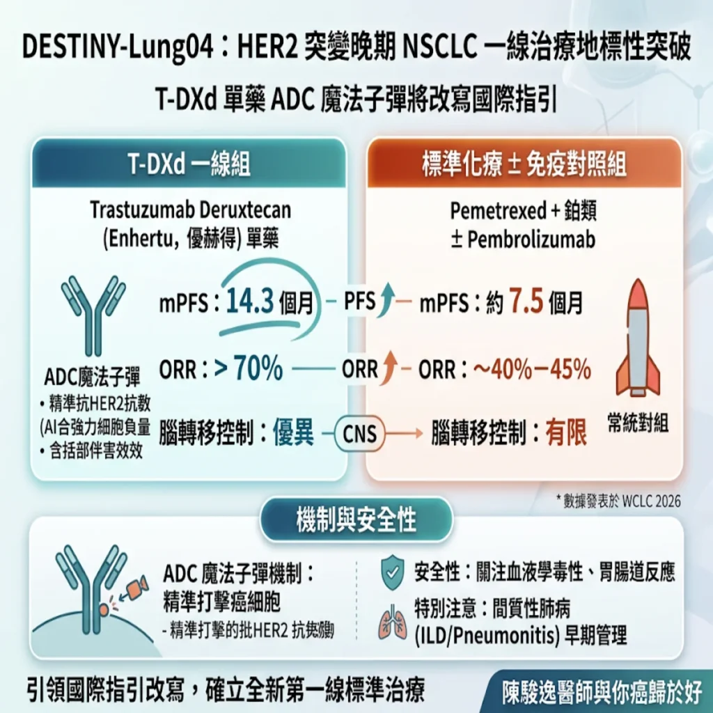 突破肺癌第一線!「魔法子彈」ADC 藥物登場,HER2 突變晚期非小細胞肺癌迎來治療新紀元 2 0021 2026 10 14T121242.373